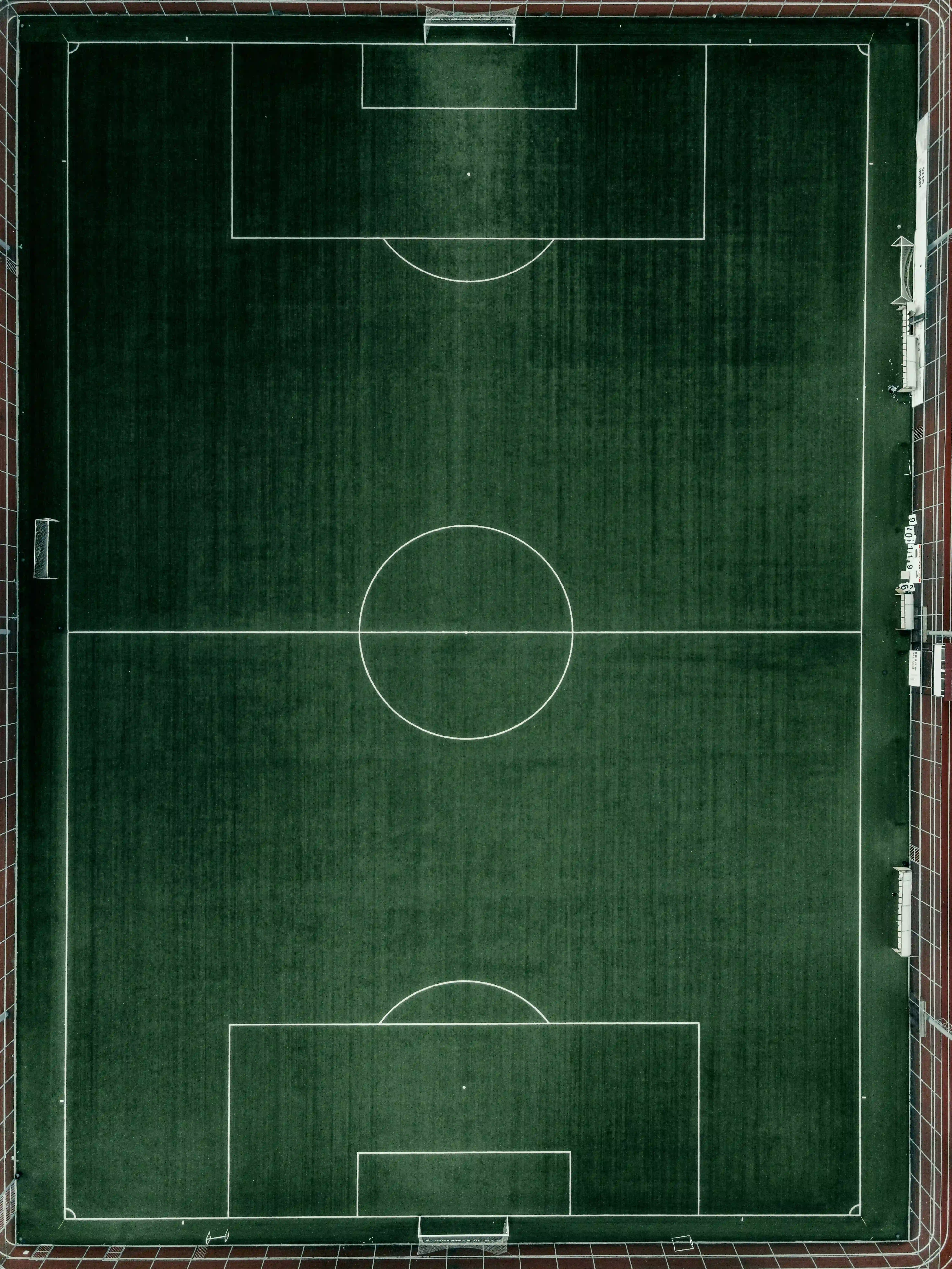 Soccer pitch dimension photo