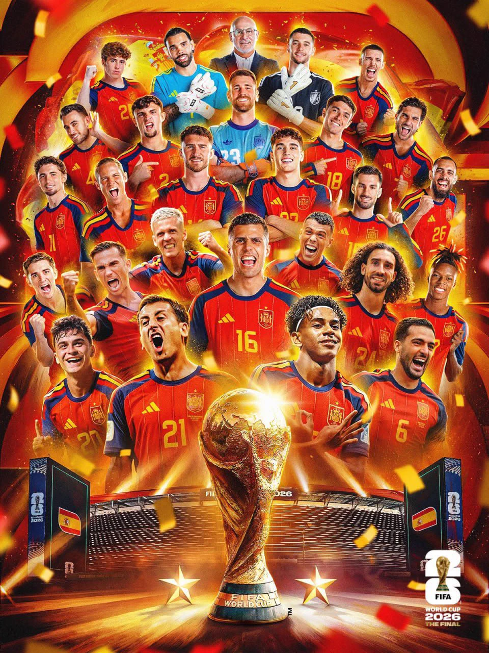 Spain FIFA world cup 2026 champion team