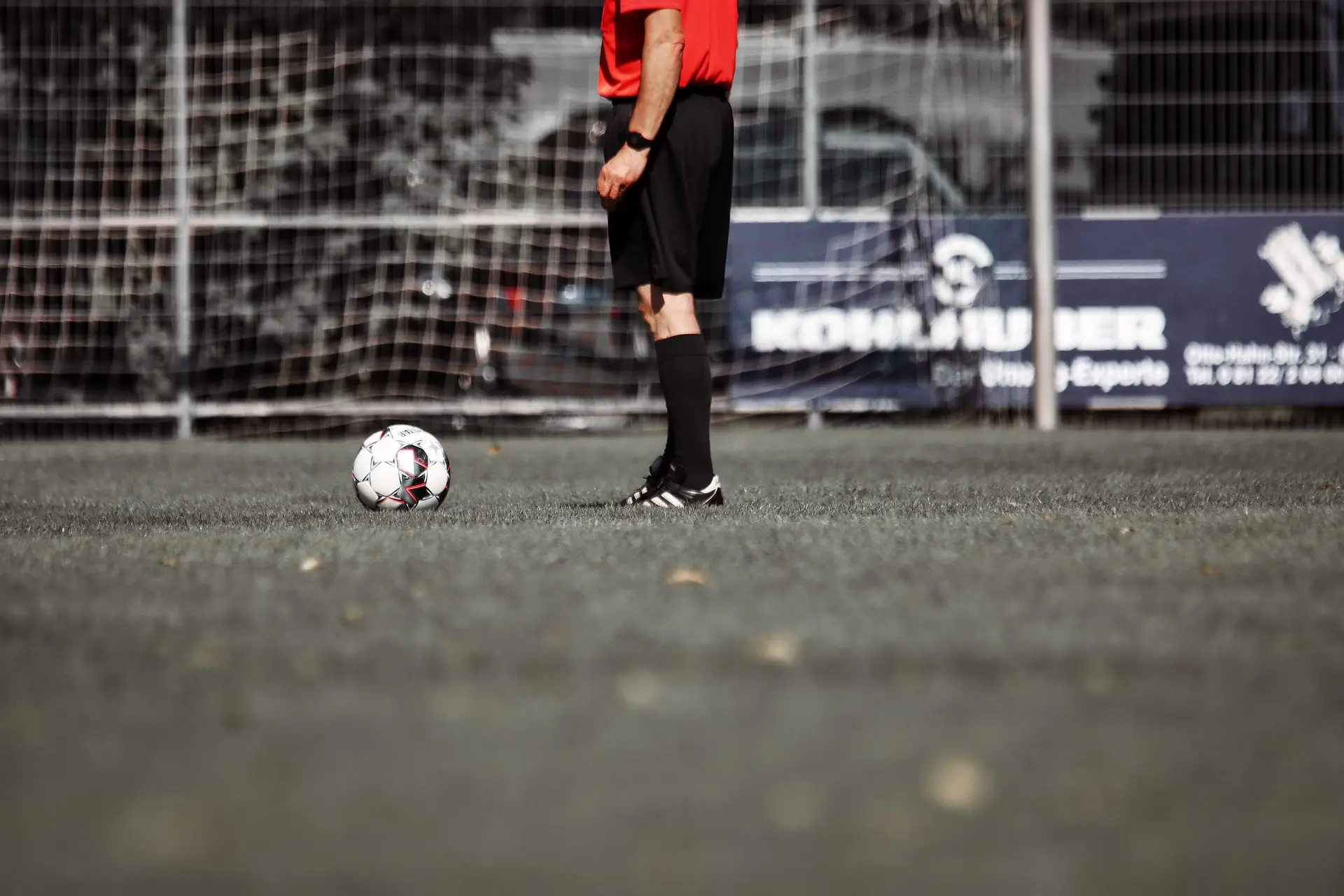 soccer referee watching time