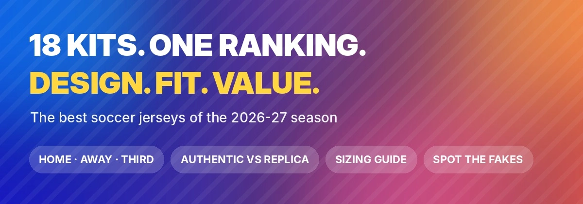 Best soccer jerseys of the 2026-27 season — 18 kits ranked by design, fit and value